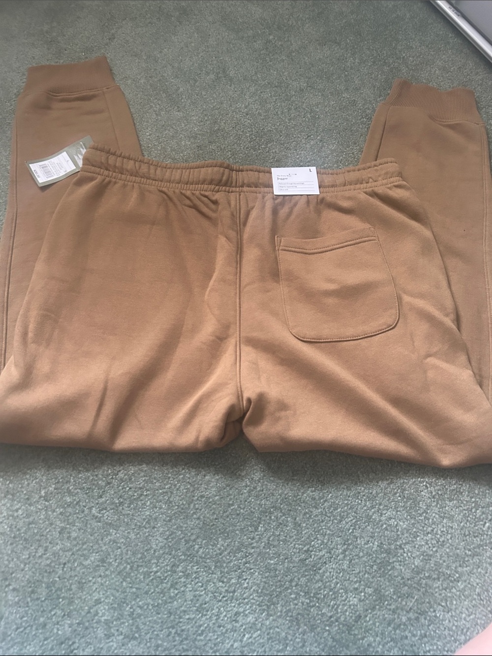 Target Men's Jogger Sweatpants in Camel Brown